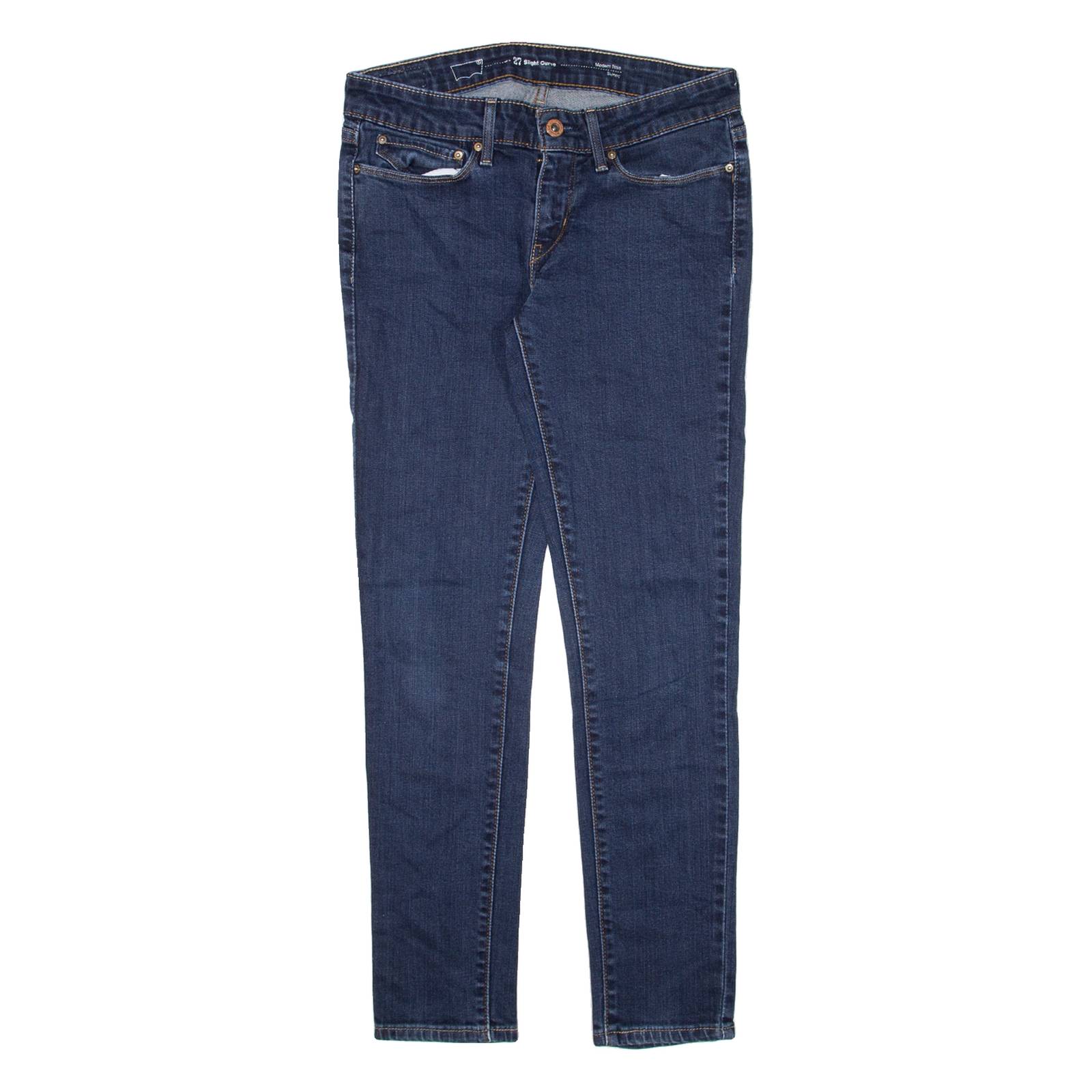 LEVI'S Modern Rise Womens Jeans Blue Slim Skinny W27 L26