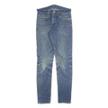 LEVI'S Mens Slim Fit Blue Denim Slim Jeans W30 L31 Classic Zip Cotton Blend