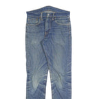 LEVI'S Mens Slim Fit Blue Denim Slim Jeans W30 L31 Classic Zip Cotton Blend