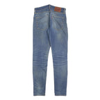 LEVI'S Mens Slim Fit Blue Denim Slim Jeans W30 L31 Classic Zip Cotton Blend