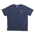COLUMBIA Mens Blue PFG Graphic T-Shirt L Short Sleeve Crew Neck Performance