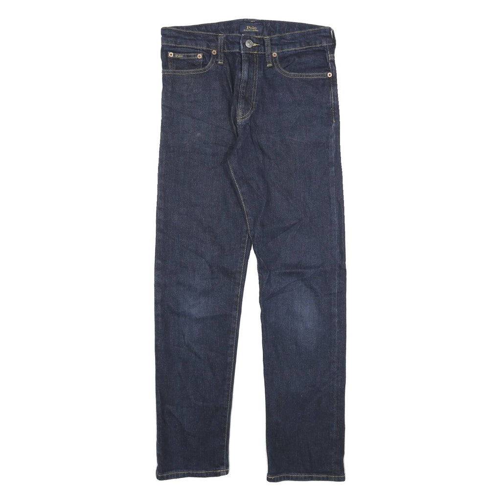 POLO RALPH LAUREN Womens Slim Denim Jeans Dark Blue W26 L27 Classic Cotton Blend