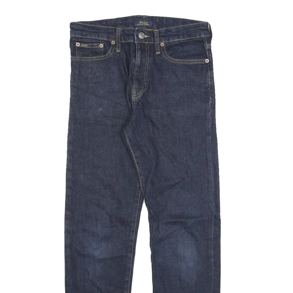 POLO RALPH LAUREN Womens Slim Denim Jeans Dark Blue W26 L27 Classic Cotton Blend