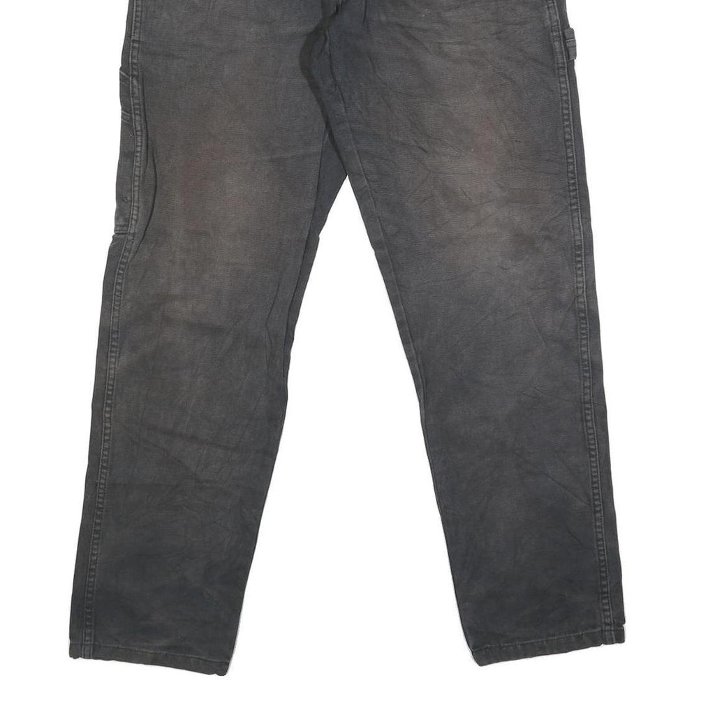 DICKIES Mens Regular Fit Blue Jeans Denim Zip W33 L31 Workwear Casual