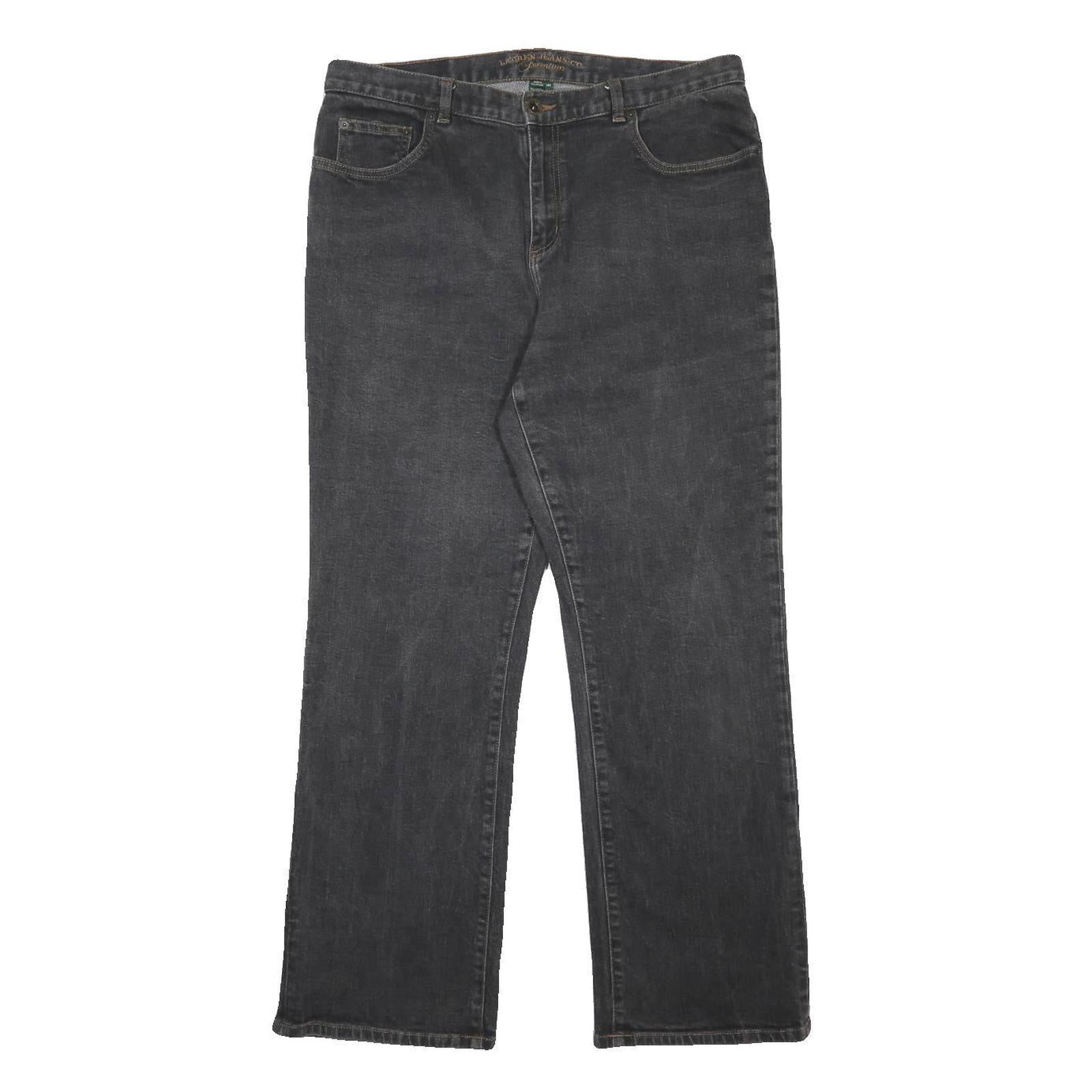 LAUREN RALPH LAUREN Womens Relaxed Blue Denim Medium W34 L30 Jeans Casual