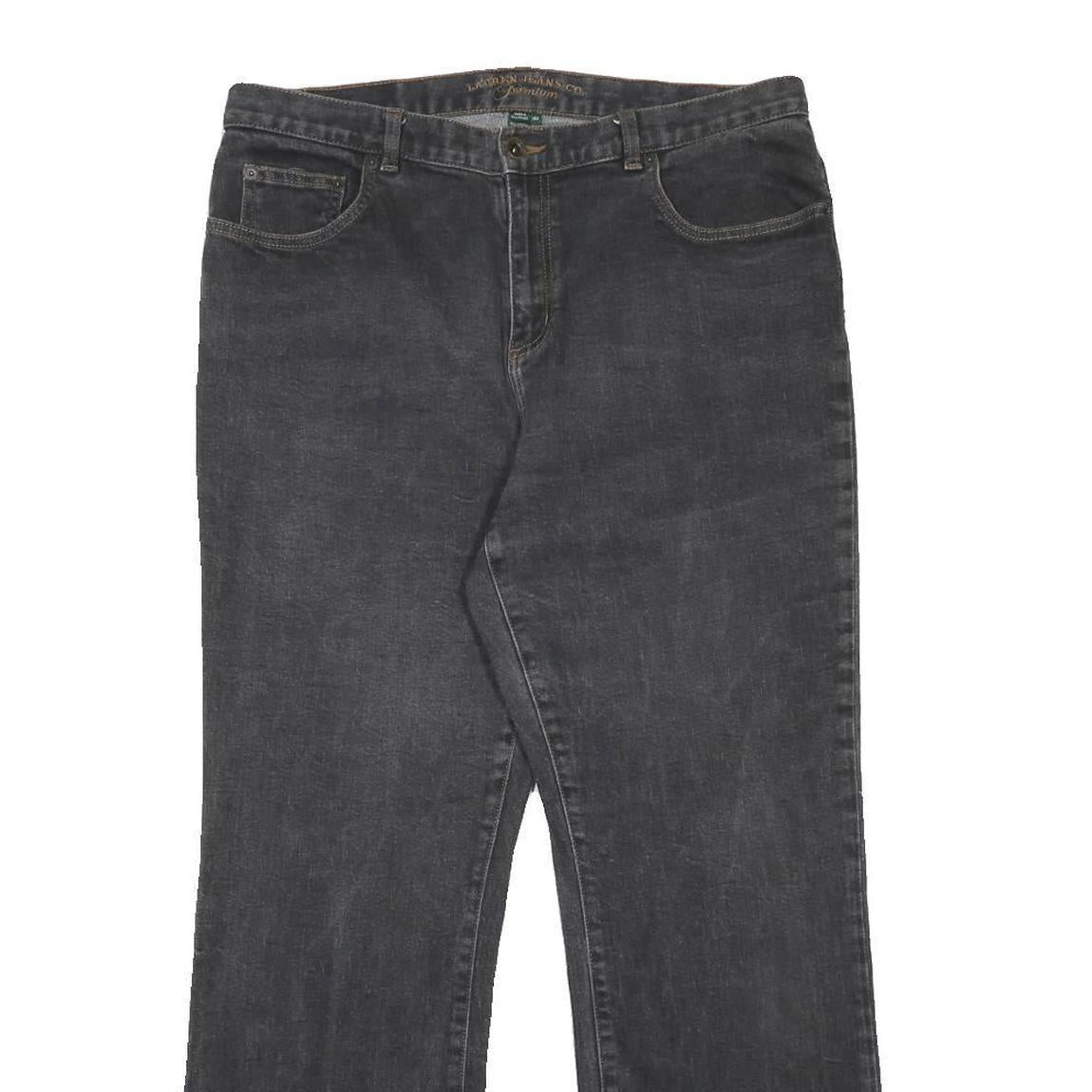 LAUREN RALPH LAUREN Womens Relaxed Blue Denim Medium W34 L30 Jeans Casual