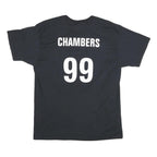 JERZEES Mens Black Wapakoneta Baseball Graphic T-Shirt XL Short Sleeve Crew Neck