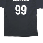 JERZEES Mens Black Wapakoneta Baseball Graphic T-Shirt XL Short Sleeve Crew Neck