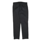 TOMMY HILFIGER Mens Cotton Blend Black Regular Fit Straight Leg Trousers W32 L34
