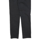 TOMMY HILFIGER Mens Cotton Blend Black Regular Fit Straight Leg Trousers W32 L34