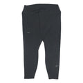 NIKE Womens Black Slim Tapered Joggers XL W30 L24 Gymwear Stretch Fabric Comfort