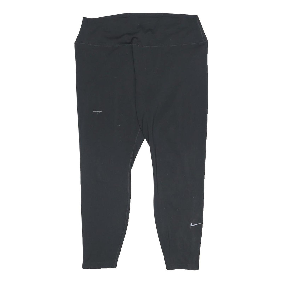 NIKE Womens Black Slim Tapered Joggers XL W30 L24 Gymwear Stretch Fabric Comfort
