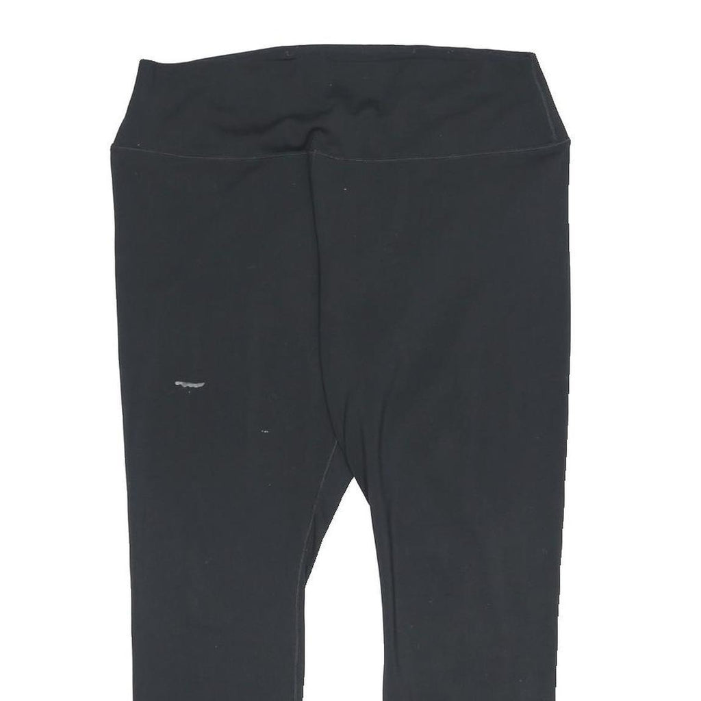 NIKE Womens Black Slim Tapered Joggers XL W30 L24 Gymwear Stretch Fabric Comfort