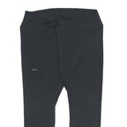 NIKE Womens Black Slim Tapered Joggers XL W30 L24 Gymwear Stretch Fabric Comfort