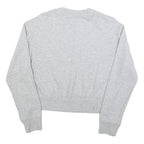 CALVIN KLEIN Womens Grey Sweatshirt Crew Neck L Cotton Blend Pullover Casual