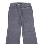 EXPRESS Womens Regular Fit Blue Denim Straight Jeans W28 L32 Zip Closure