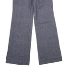 EXPRESS Womens Regular Fit Blue Denim Straight Jeans W28 L32 Zip Closure