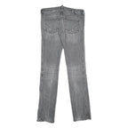 DIESEL Womens Jeans Grey Regular Straight Denim Medium W31 L34 Stylish Details