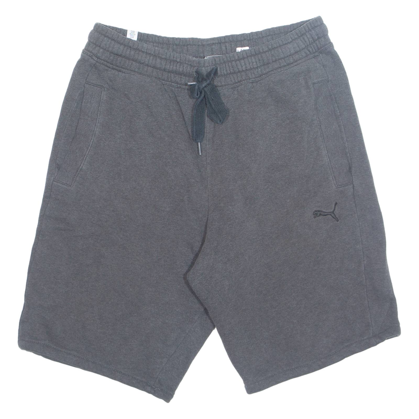 PUMA Mens Sports Shorts Grey Relaxed M W28