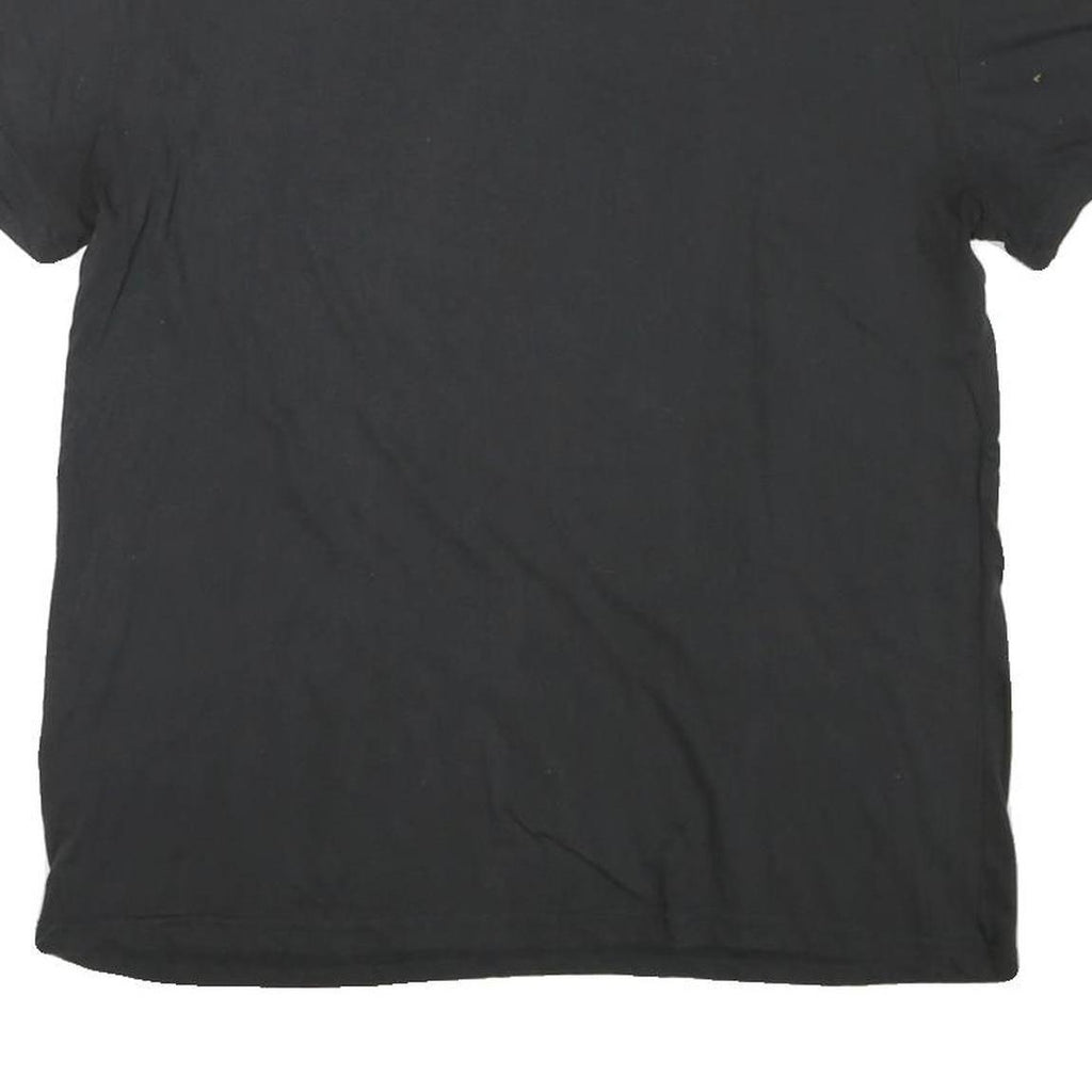 THE ROLLING STONES Womens Black 1975 US Tour Graphic T-Shirt L Short Sleeve Crew