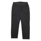 WRANGLER Mens Black Regular Fit Straight Denim Jeans W32 L29 Classic Comfort Zip