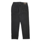 WRANGLER Mens Black Regular Fit Straight Denim Jeans W32 L29 Classic Comfort Zip