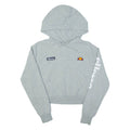 ELLESSE Cropped Womens Grey Hoodie UK 12
