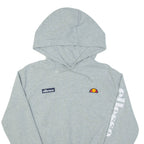 ELLESSE Cropped Womens Grey Hoodie UK 12
