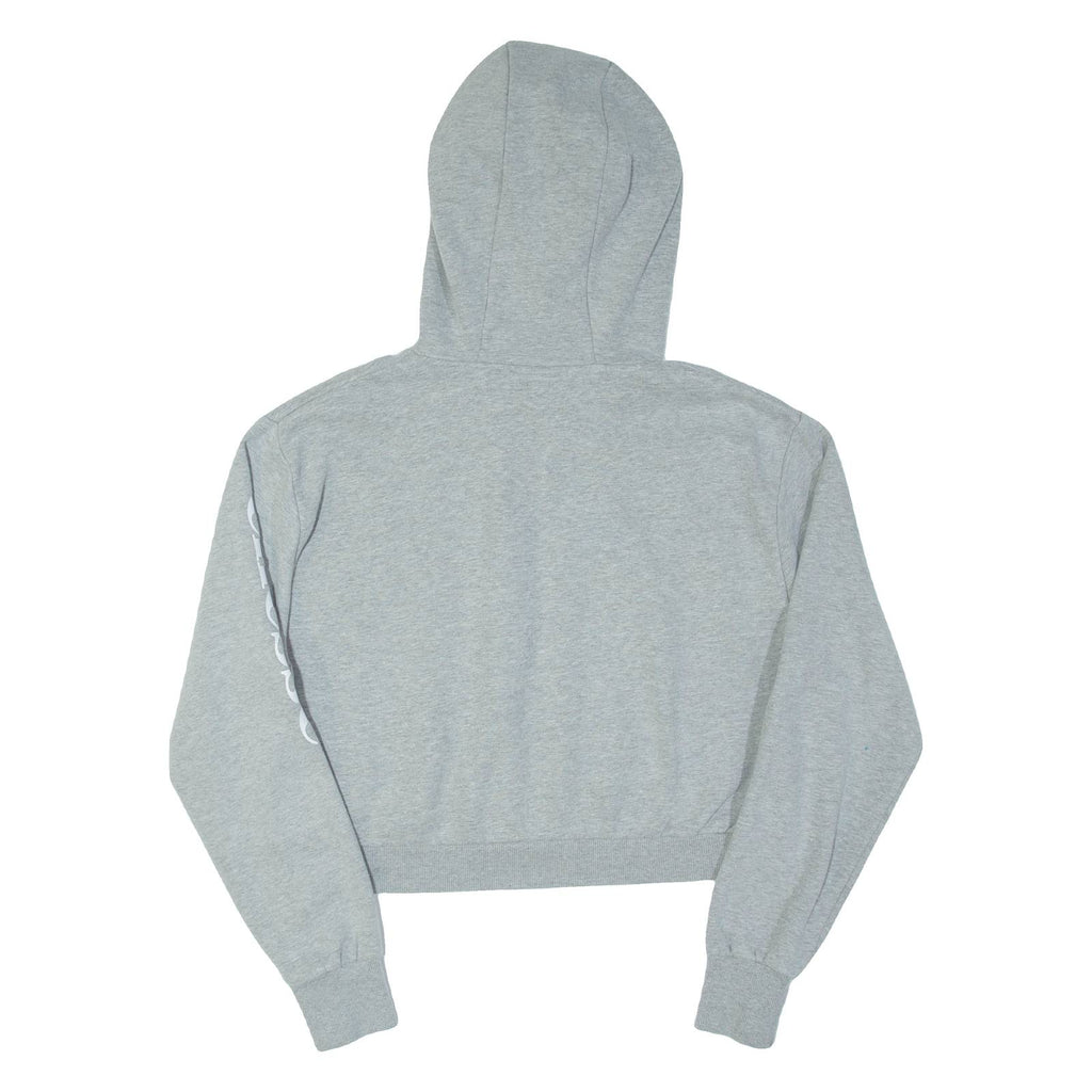 ELLESSE Cropped Womens Grey Hoodie UK 12