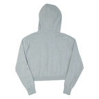 ELLESSE Cropped Womens Grey Hoodie UK 12