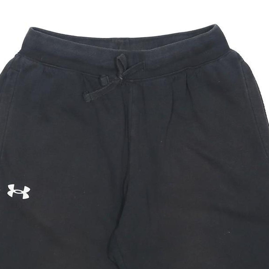 UNDER ARMOUR Mens Shorts Black Casual Cotton Blend M W27 Drawstring