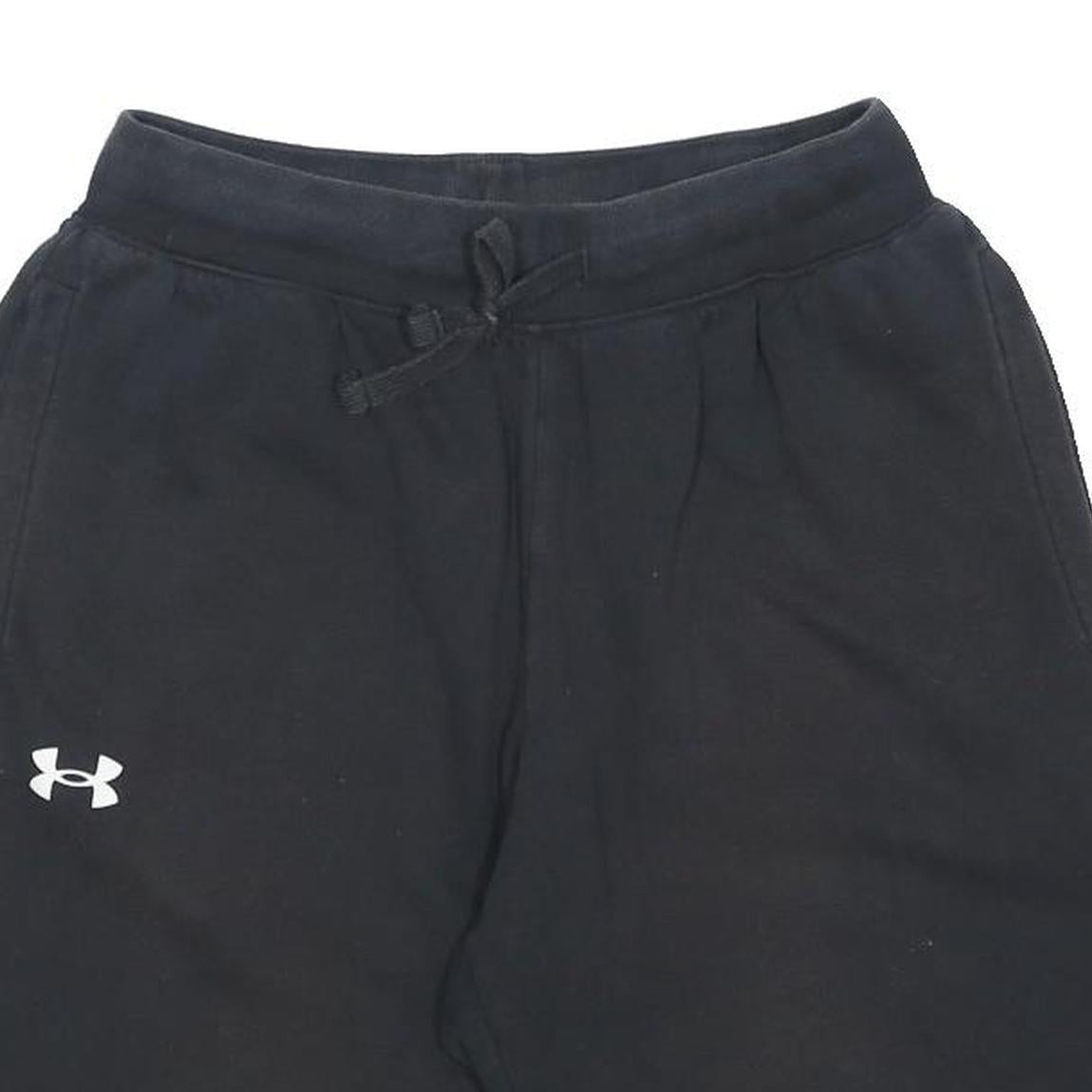 UNDER ARMOUR Mens Shorts Black Casual Cotton Blend M W27 Drawstring