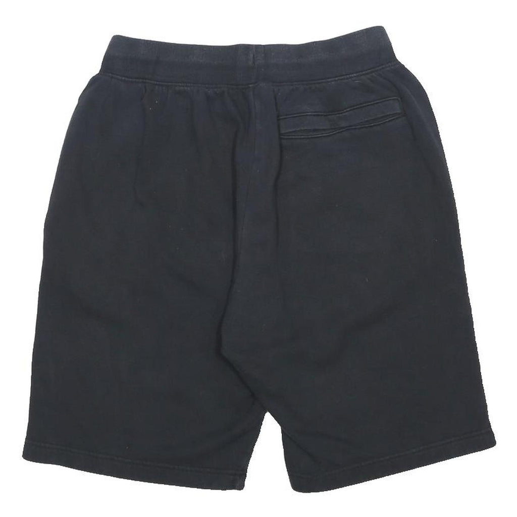 UNDER ARMOUR Mens Shorts Black Casual Cotton Blend M W27 Drawstring