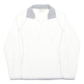 MOUNTAIN WAREHOUSE Womens White & Grey Fleece Jacket UK 10 Zip Outdoor