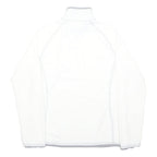 MOUNTAIN WAREHOUSE Womens White & Grey Fleece Jacket UK 10 Zip Outdoor