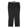DICKIES Mens Cotton Blend Black Regular Fit Straight Trousers W35 L28 Workwear