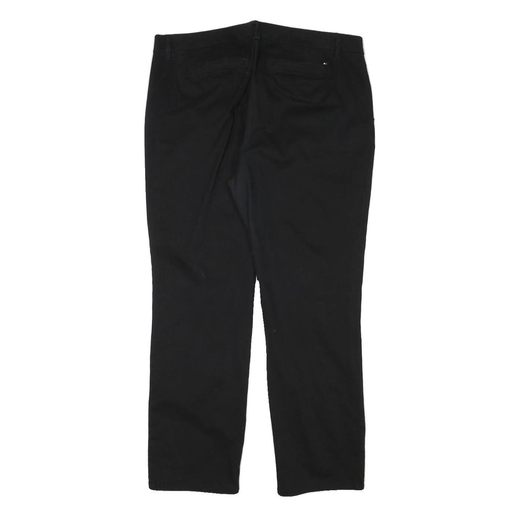DICKIES Mens Cotton Blend Black Regular Fit Straight Trousers W35 L28 Workwear