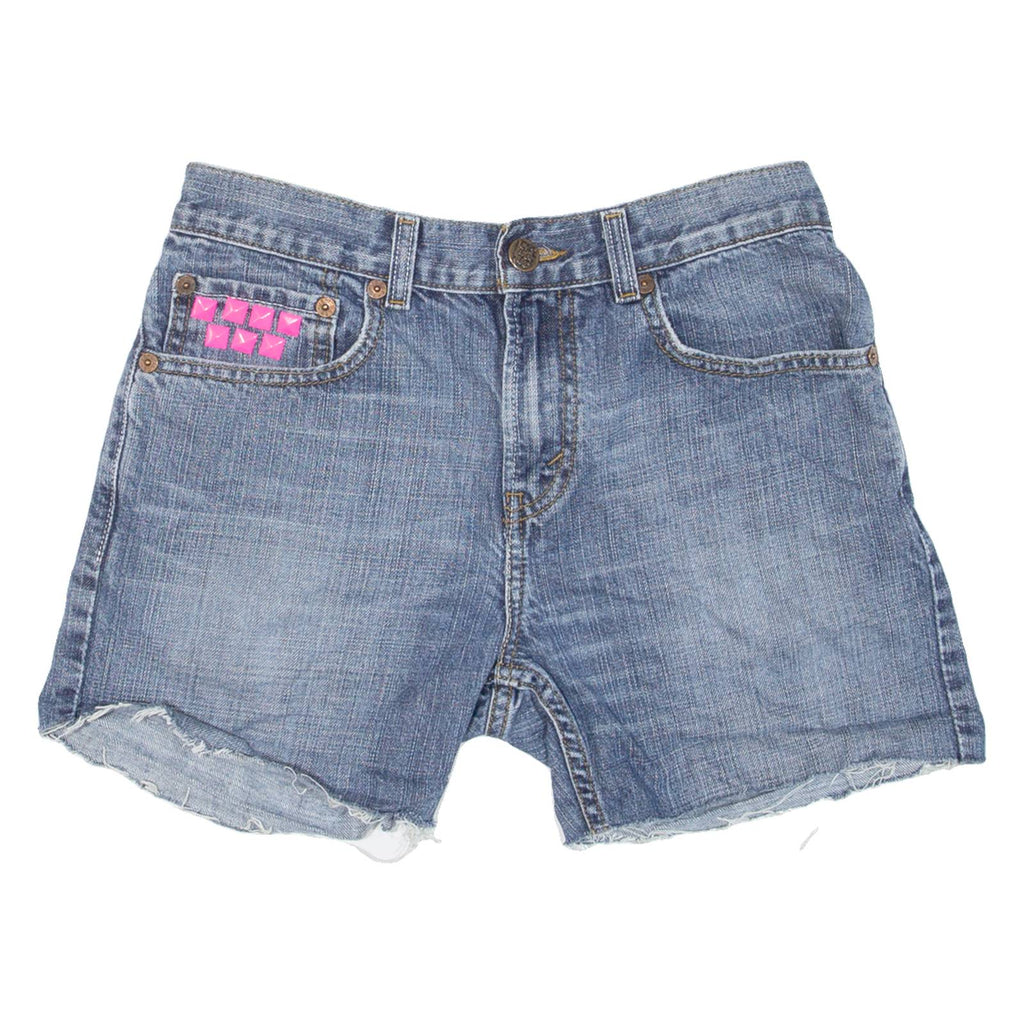 LEVI'S 527 Womens Denim Shorts Blue S W28