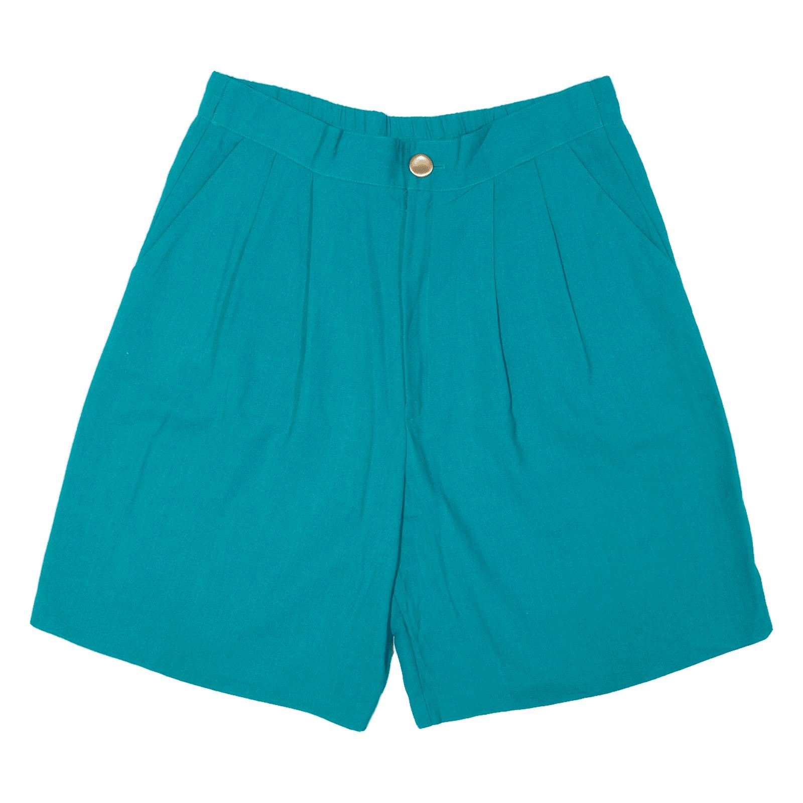 ELLEN FIGG Womens Chino Shorts Blue Classic 90s M W32