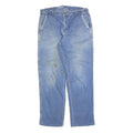 CARHARTT Mens Regular Fit Blue Denim Straight Cotton Blend Jeans W36 L34