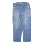 CARHARTT Mens Regular Fit Blue Denim Straight Cotton Blend Jeans W36 L34