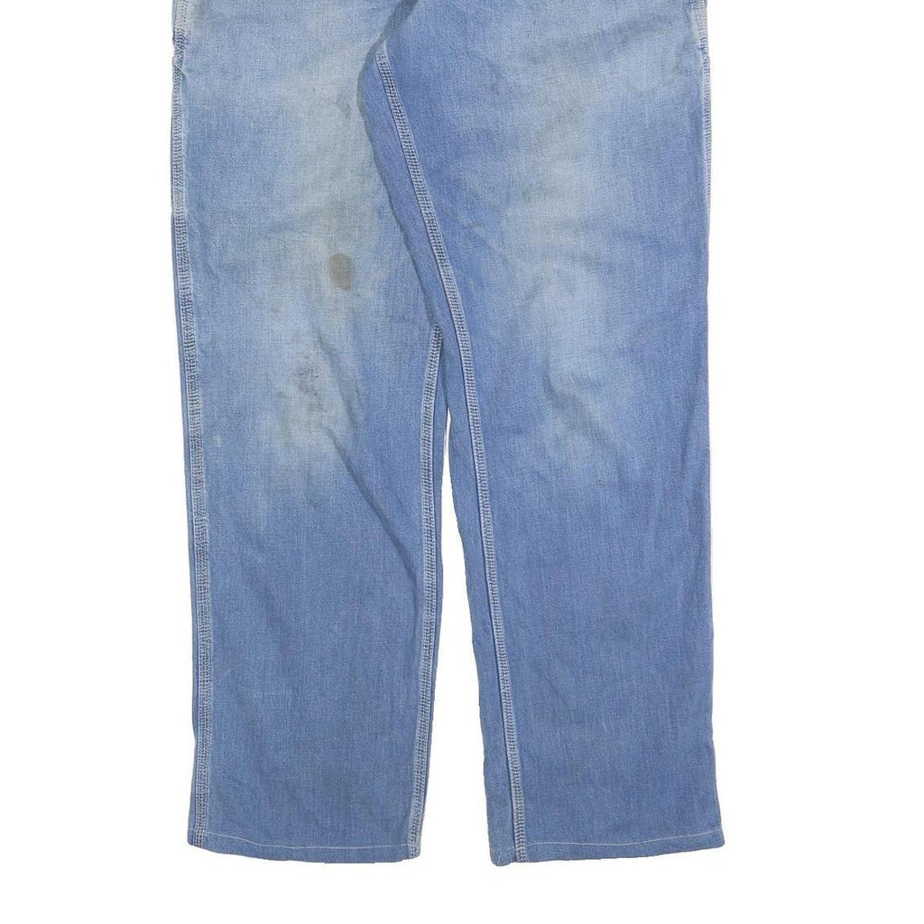 CARHARTT Mens Regular Fit Blue Denim Straight Cotton Blend Jeans W36 L34