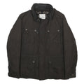 MONCLER Womens Black Woven Jacket S Zip Four Pocket Casual Outdoor