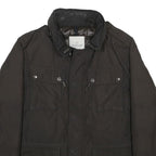 MONCLER Womens Black Woven Jacket S Zip Four Pocket Casual Outdoor