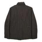 MONCLER Womens Black Woven Jacket S Zip Four Pocket Casual Outdoor