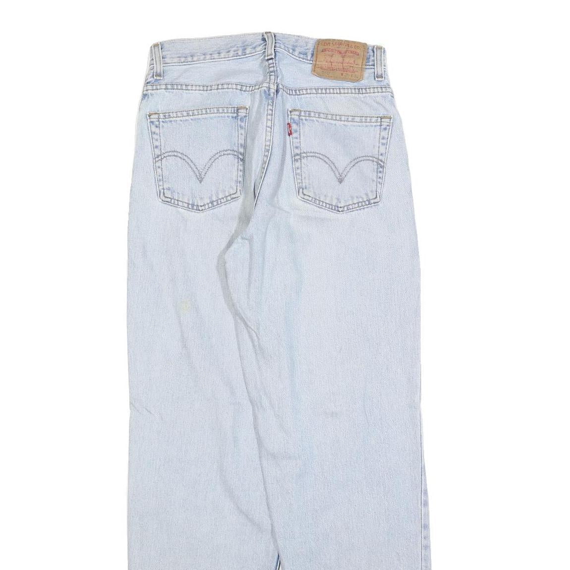 LEVI'S 560 Mens Jeans Light Blue Regular Loose Denim Stone Wash W29 L32 Classic