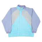 ODLO Mens Blue & Lilac Classic Jacket XL Polyester Blend Plain Zip Lightweight