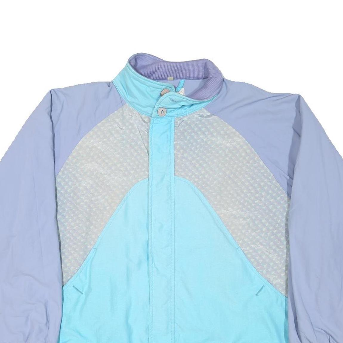 ODLO Mens Blue & Lilac Classic Jacket XL Polyester Blend Plain Zip Lightweight