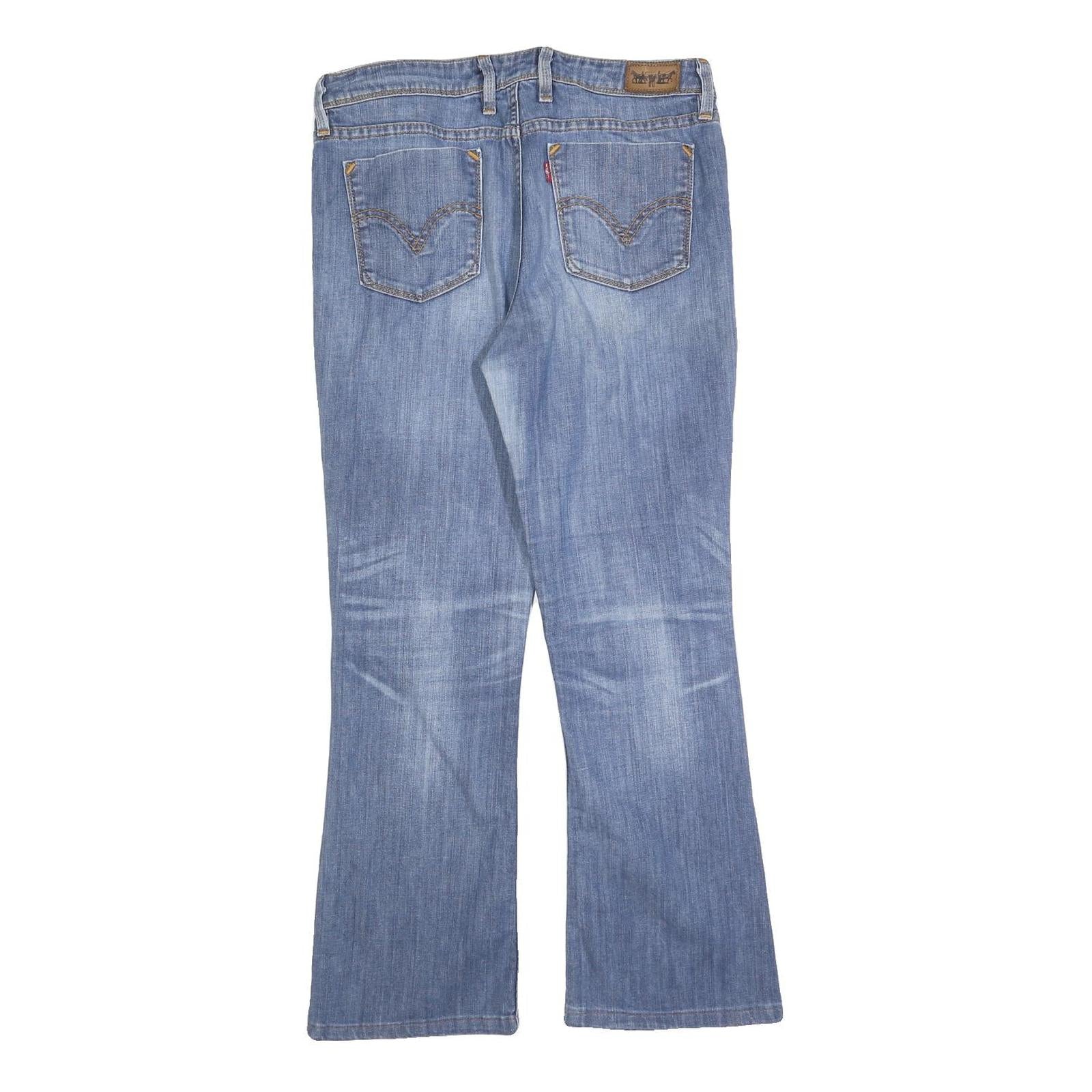 LEVI'S 629 Womens Jeans Blue Regular Bootcut Denim Medium W32 L28 Classic Design