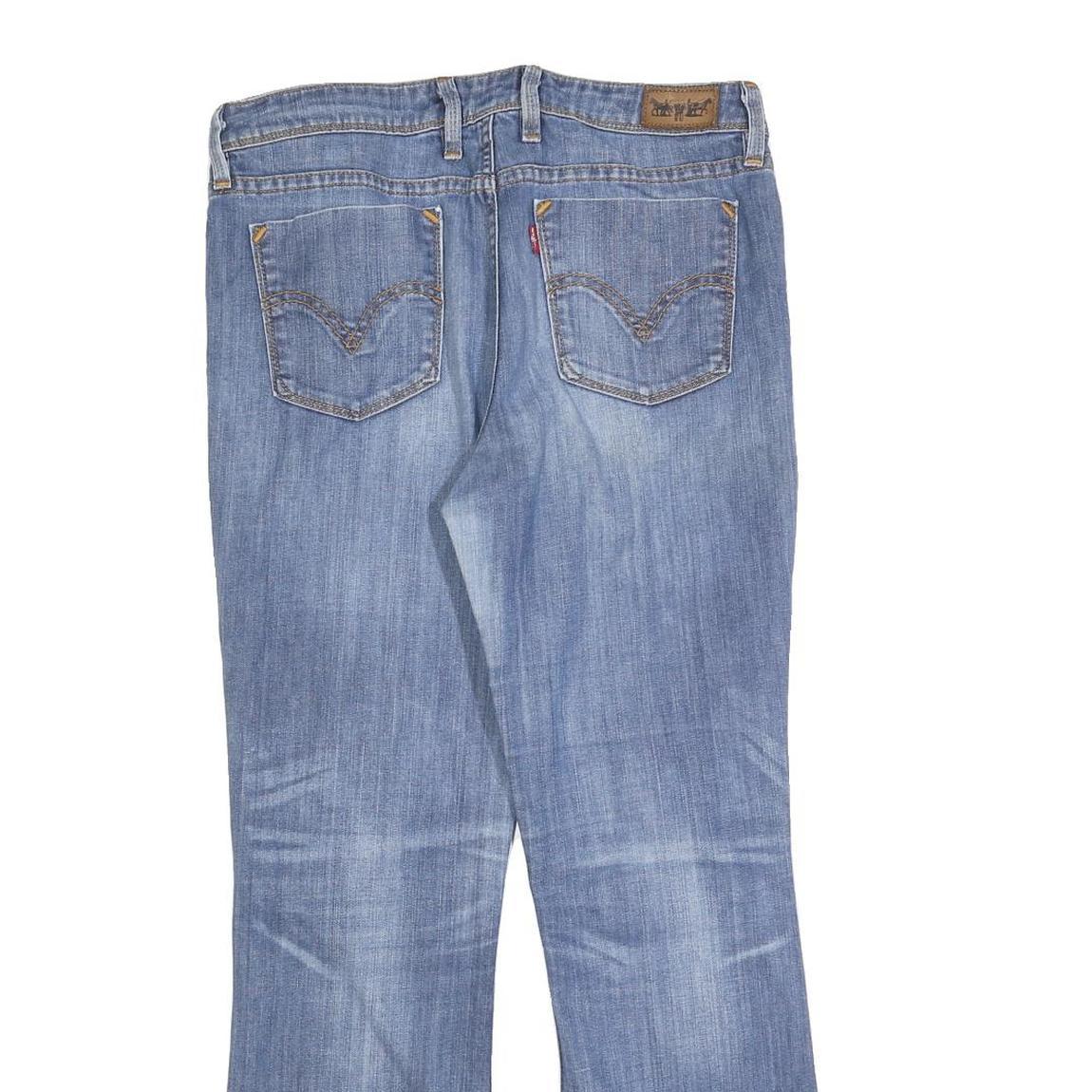 LEVI'S 629 Womens Jeans Blue Regular Bootcut Denim Medium W32 L28 Classic Design